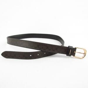 Coach Signature Canvas Classic Belt